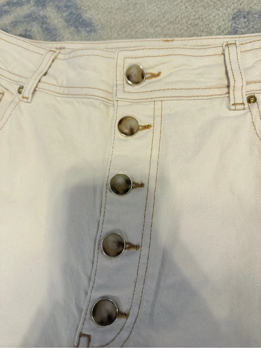 Sezane Le Crop denim size 42 (US 10) VGUC